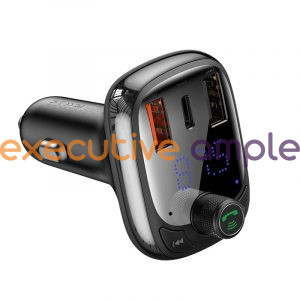 Baseus Dual USB Quick Charging 4.0 Car Charger FM Transmitter Bluetooth Car Kit LCD MP3 Player Car Accessories