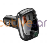 Baseus Dual USB Quick Charging 4.0 Car Charger FM Transmitter Bluetooth Car Kit LCD MP3 Player