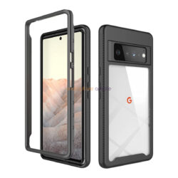 Full Body Google Pixel 6 6 Pro Hybrid Shockproof Tough Hard Bumper Durable PC Armor Phone Protective Cover Cover & Protector