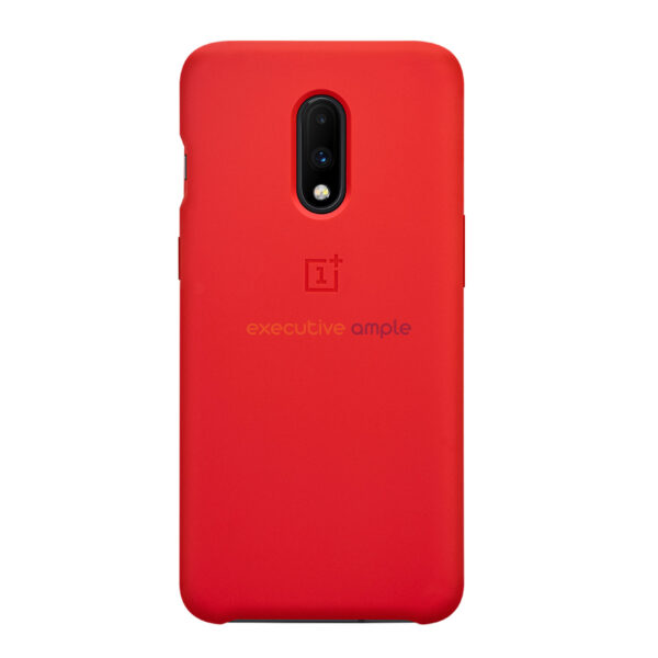 Official Oneplus 7 Red Silicone Protective Case Cover &Amp; Protector