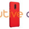 Official OnePlus 7 Red Silicone Protective Case Cover & Protector