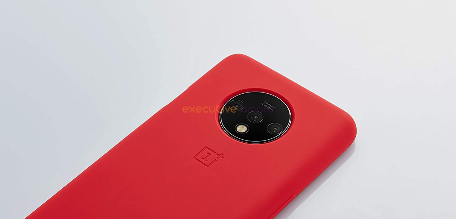 Official Oneplus 7T Red Silicone Bumper Case