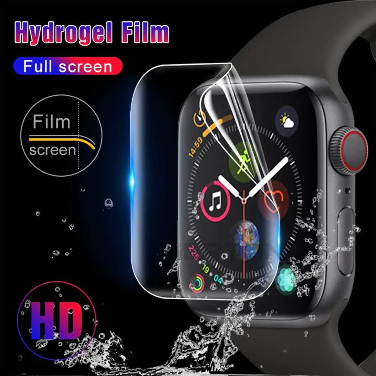 ROCK Apple Watch 38 40 41 42 44 45mm Hydrogel Screen Protector 2