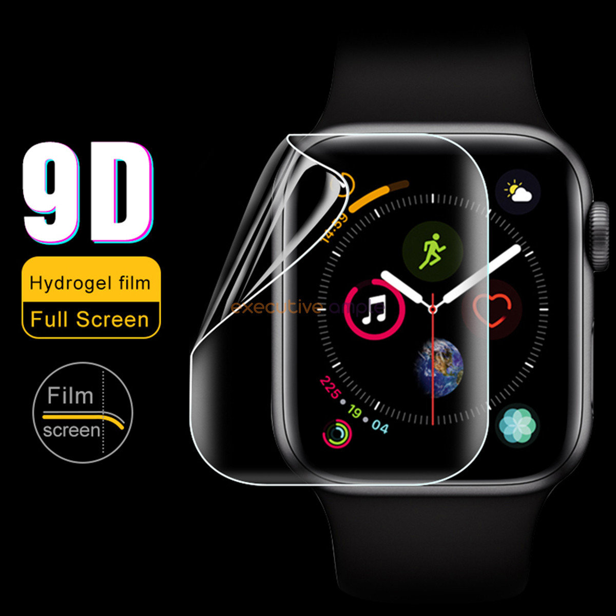 ROCK Apple Watch 38 40 41 42 44 45mm Hydrogel Screen Protector 4