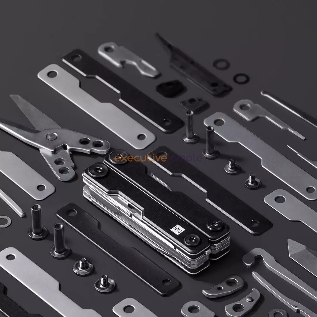 Xiaomi Huohou Mini 10 in 1 Multi Function Tools Stainless Steel Aluminum Pocket Folding Knife Set 13