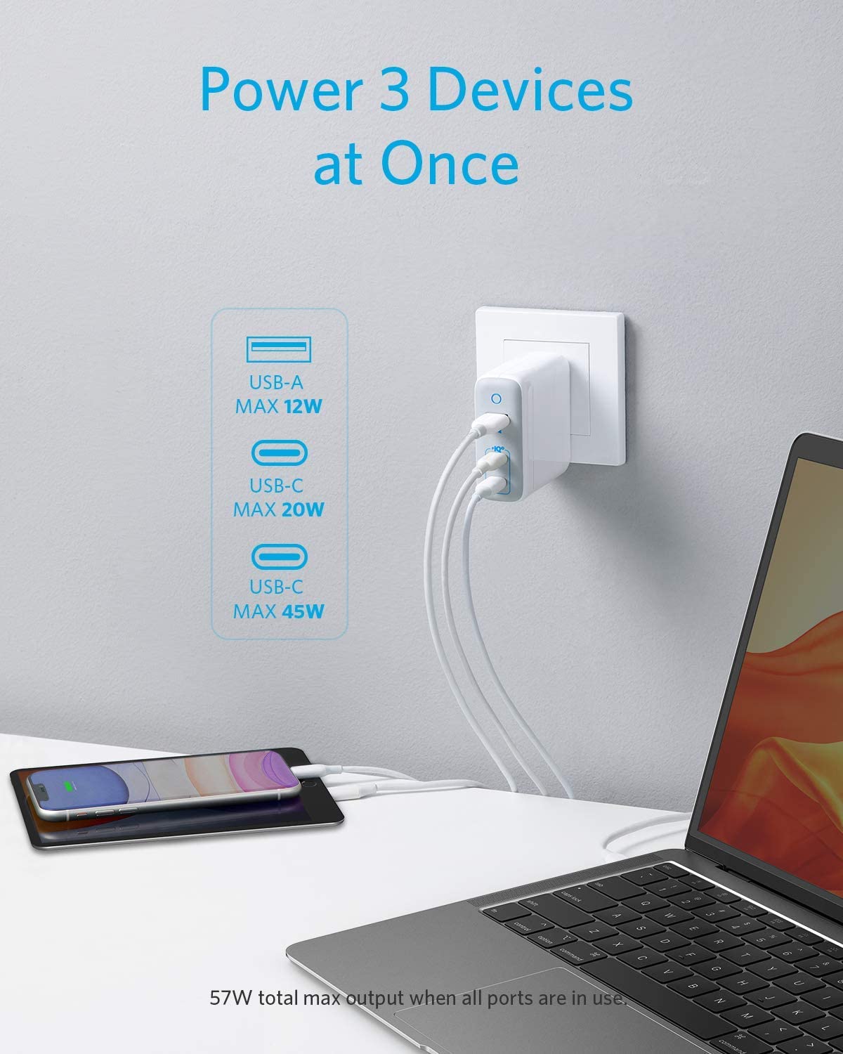 Anker PowerPort III 3-Port 65W