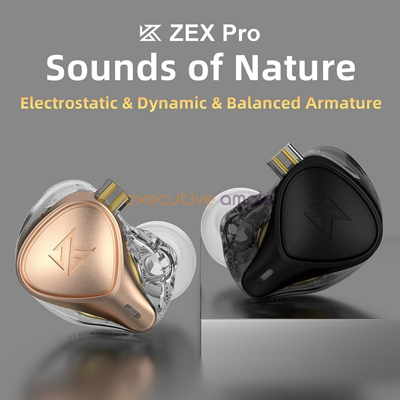 Kz Zex Pro Electret Electrostatic Dynamic Driver In Ear Earphone1