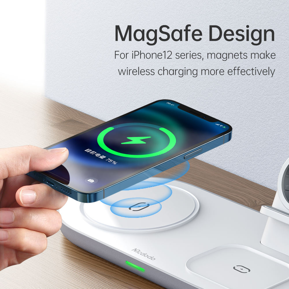 3 In 1 Magnetic Wireless Charger Pad