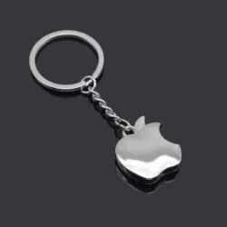 Novelty Souvenir Apple Metal Key Chain Ring Home Appliances