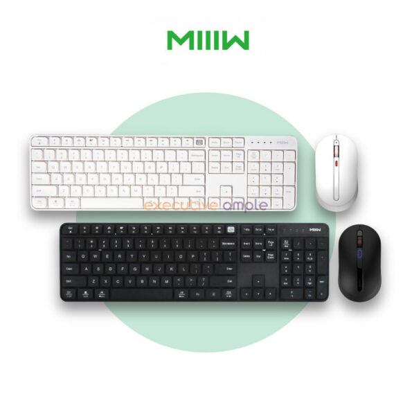 Original Xiaomi MlllW 2.4GHz Wireless Silent Portable Multi System Compatible Combo Keyboard & Mouse Set