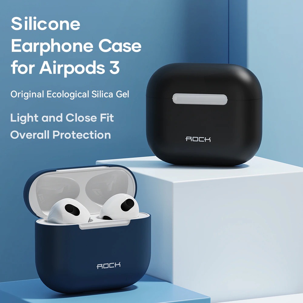 ROCK AirPods 3 Flexible Silicone Protective Case