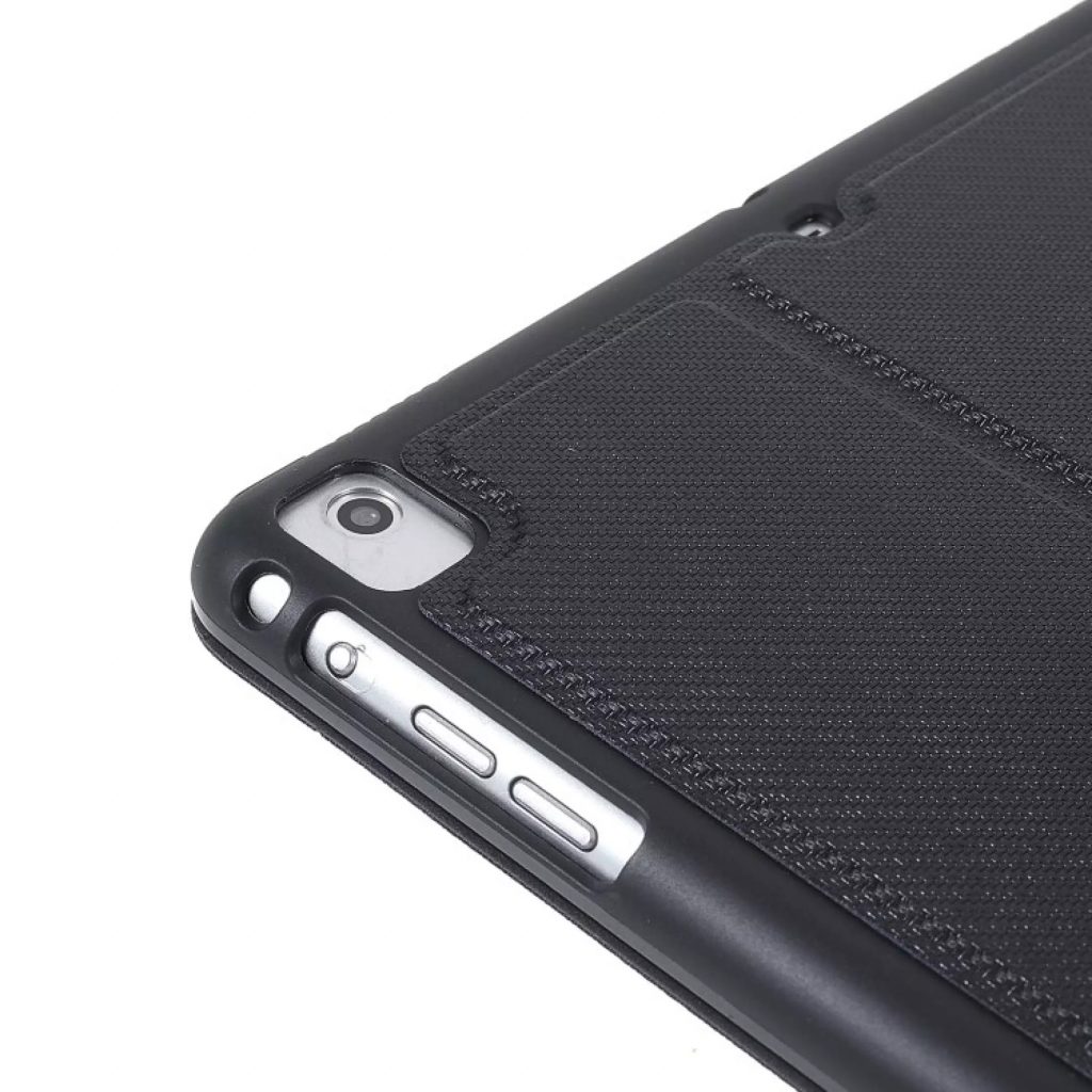 X-LEVEL iPad Mini 4/5/6 Kevlar Carbon Fiber Texture Stand PU Leather Protective Case