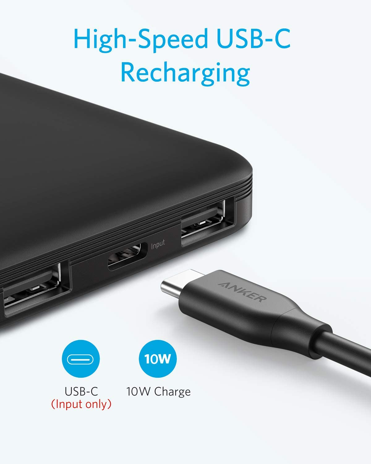 Anker PowerCore 10000 mAh Hybrid Wireless Portable Charger