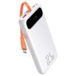 Baseus 10000mAh 22.5W Power Bank Digital Display Quick Charge with Built-in Type-C Cable