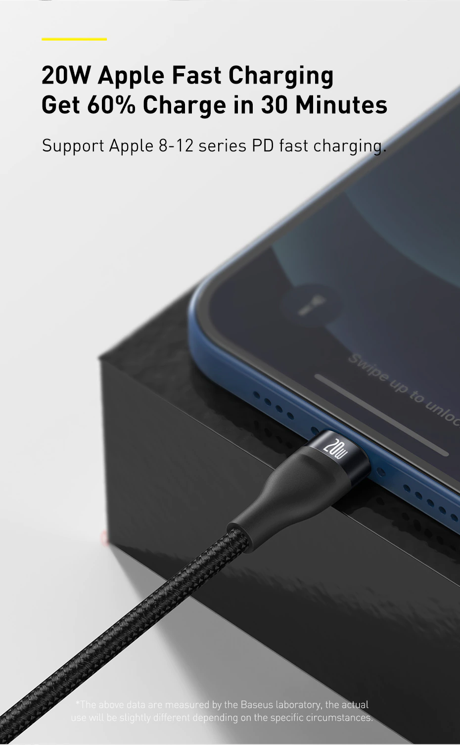 Baseus 100W Flash Series One-for-Two Fast Charging Data Cable