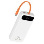 Baseus 20000mAh 22.5W Power Bank Digital Display Quick Charge with Built-in Lightning/Type-C Cable