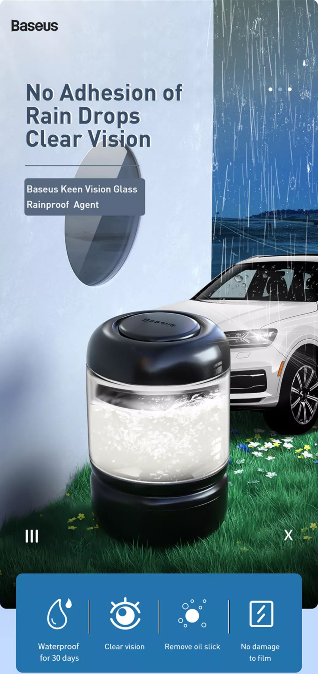 Baseus Keen Vision Car Glass Rainproof Agent