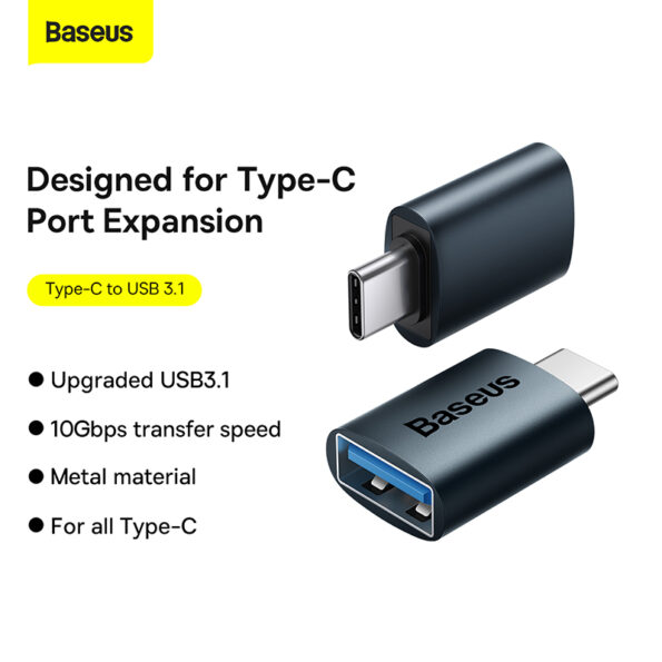 Baseus OTG Type-C to USB-A 3.1 Ingenuity Series Mini OTG Adaptor