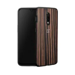 OnePlus 6T Ebony Wood Bumper Case OnePlus Cover & Protector