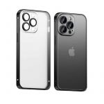 Buy QY Metal Aluminum Bumper Matte Frosted Back PC With Camera Ring Glass Protection Protective Cover For iPhone 13/13 Pro/13 Pro Max | Executive Ample BD