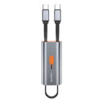 USAMS US-SJ560 4-in-1 Multifunctional 60W PD Storage Cable 30cm