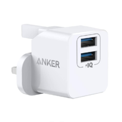 Anker PowerPort Mini Dual-Port Wall Charger with PowerIQ 12W Anker Charger