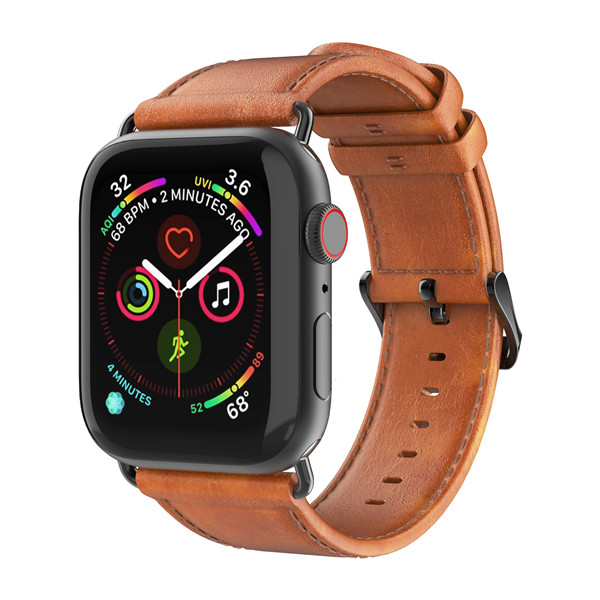 Dux Ducis Genuine Leather Strap For Iwatch 42 / 44 / 45 / Ultra 49 Mm Dux Ducis Genuine Leather Strap Flash Sale