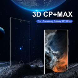 Nillkin 3D CP+ Max Tempered Glass Screen Protector for Galaxy S22 Ultra Galaxy S22 Ultra Cover & Protector