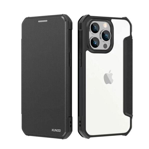 Xundd Leather Card Slot Magnetic Flip Case for iPhone 13/13 Pro/13 Pro Max