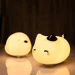 Baseus Cute LED Night Light Soft Silicone Touch Sensor Night Light