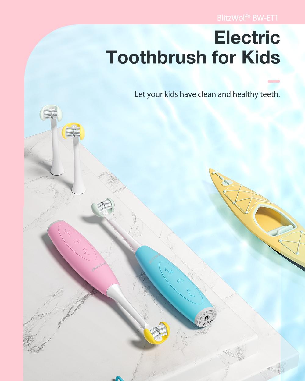 BlitzWolf BW-ET1 U-shaped Children Sonic Electric Toothbrush