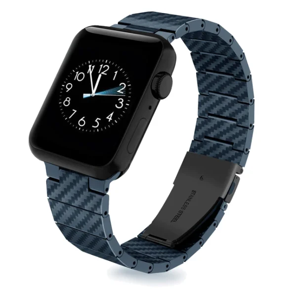 COTEetCI W76 Carbon Fiber Pattern Strap for iWatch 42 /44 /45mm