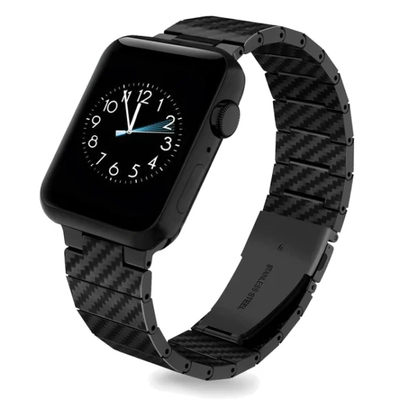 COTEetCI W76 Carbon Fiber Pattern Strap for iWatch 42 /44 /45mm