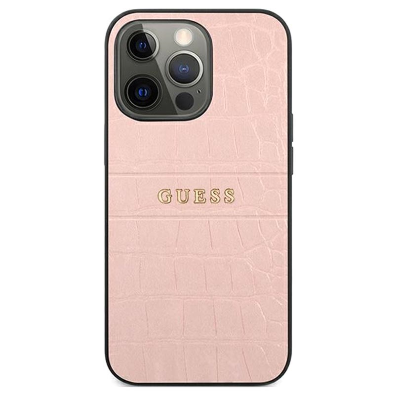 Guess Croco Strap Collection Leather Case for iPhone 13 Pro Max