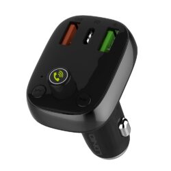 LDNIO C704Q USB Car Charger Bluetooth FM Transmitter Triple USB Charger Bluetooth FM Transmitter Car Accessories