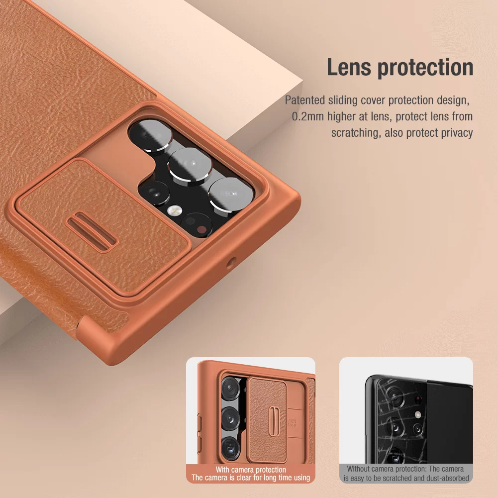 Nillkin Qin Pro Series Leather Case For Galaxy S22 Ultra