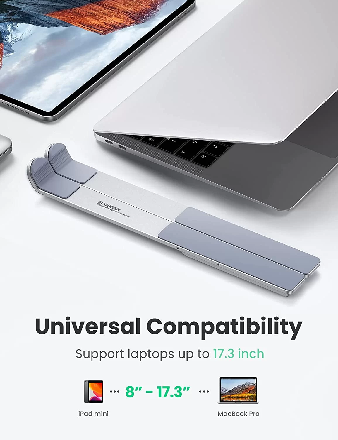 Ugreen Adjustable Aluminum Foldable Notebook Stand Holder