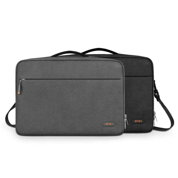 WiWU Pilot Laptop Handbag Nylon Double Zipper Large Capacity Waterproof Laptop Bag Double Zipper Bags | Sleeve | Pouch