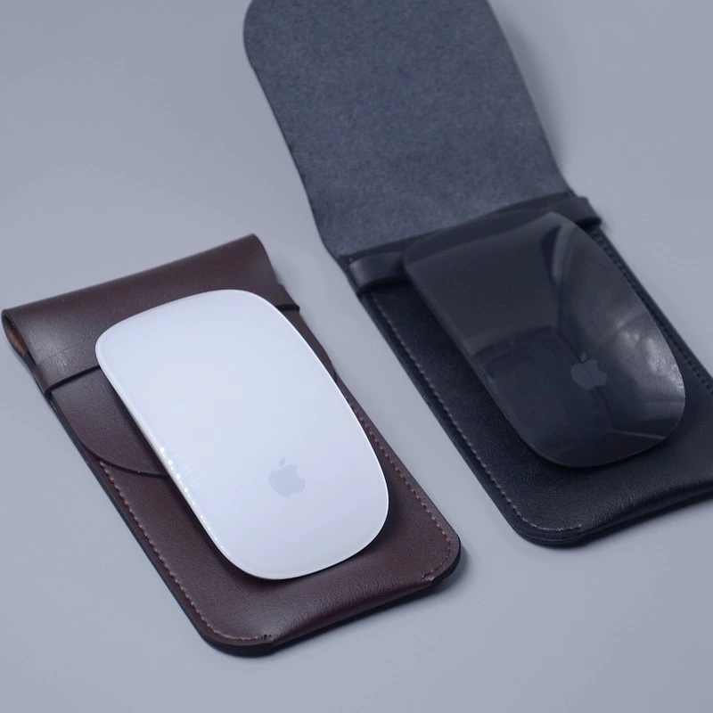 Wireless Mouse Protective Microfiber Leather Case for Apple Magic Mouse 2 Gen / 3 Gen