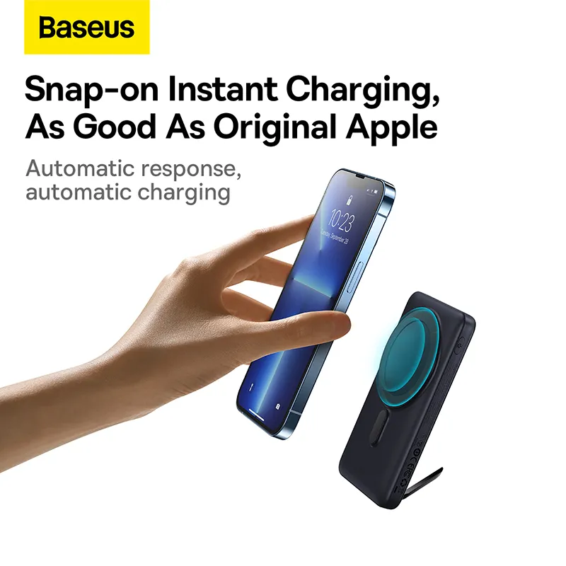 Baseus 10000Mah 20W Magnetic Bracket Wireless Fast Charge Power Bank