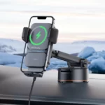 Baseus QI 15W Wisdom Auto Alignment Car Mount Wireless Charger Suction Base Version