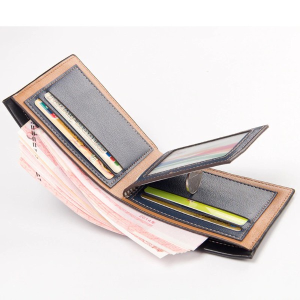 Fuerdanni Luxury Vintage Folding Leather Wallet