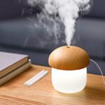 JISULIFE JM02 Mini Humidifier Aroma Diffuser 250ml for Home Baby Car Air with Night Light