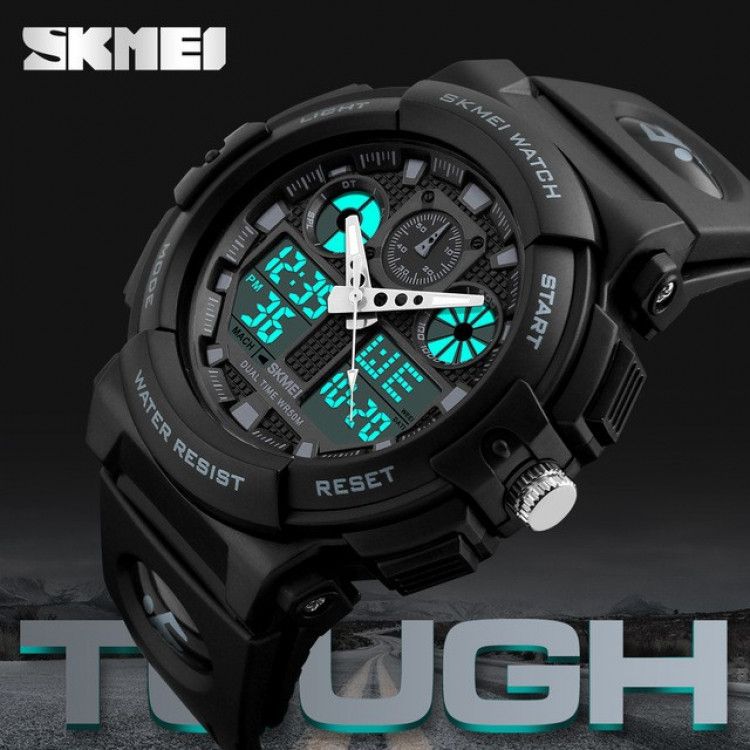 SKMEI 1270 Dual Display Waterproof Men’s Sports Watch