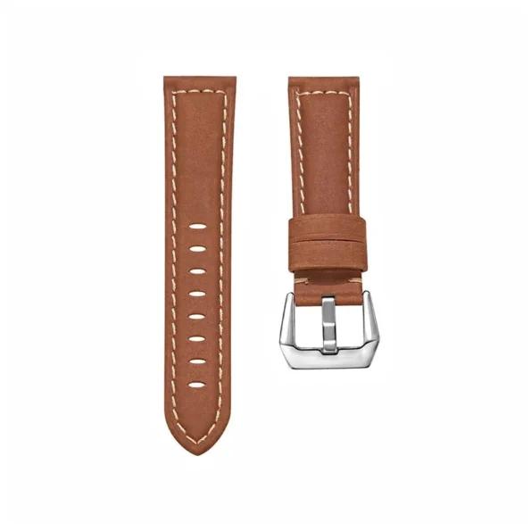 Silicone Leather Watch Band Replacement Strap for 20mm / 22mm