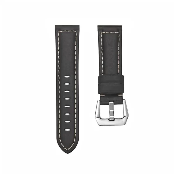 Silicone Leather Watch Band Replacement Strap for 20mm / 22mm Strap 20 | 22 | 42 | 46 MM