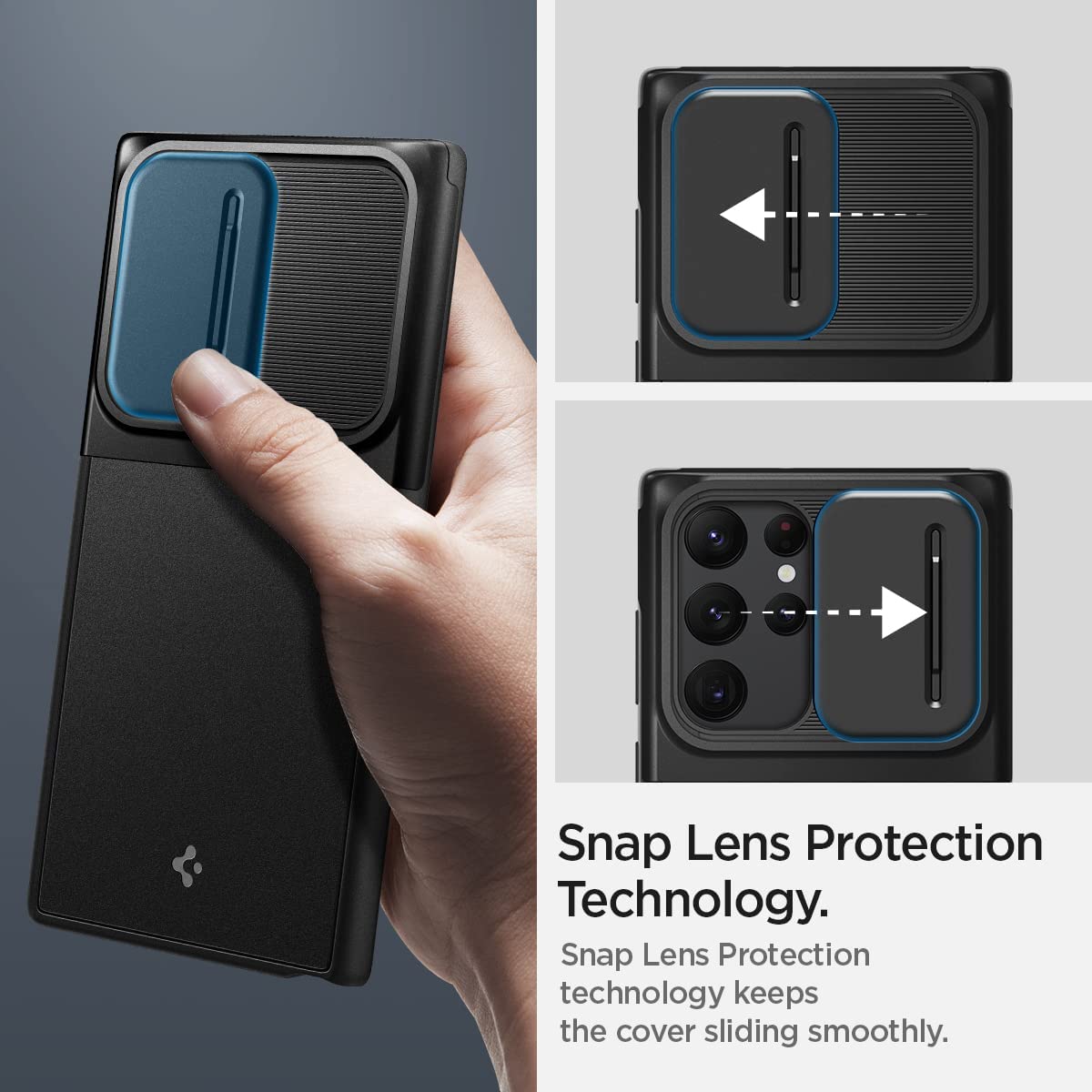 Spigen Optik Armor Protective Case for Galaxy S22 Ultra