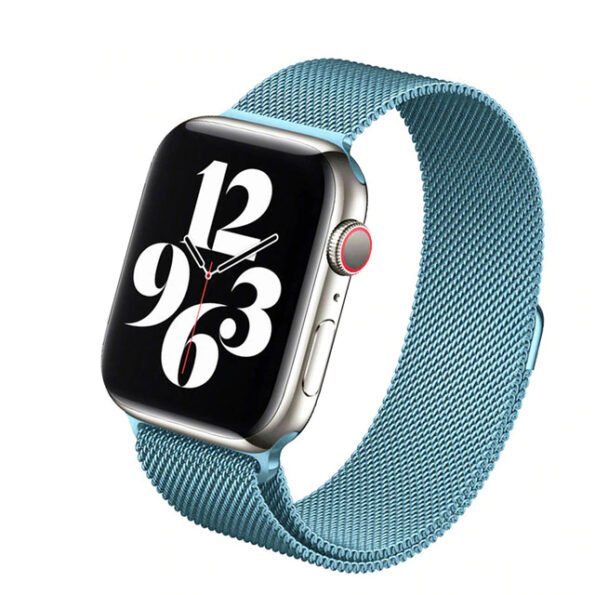 Stainless Steel Magnetic Milanese Loop Band Strap for Apple Watch 42 / 44 / 45mm