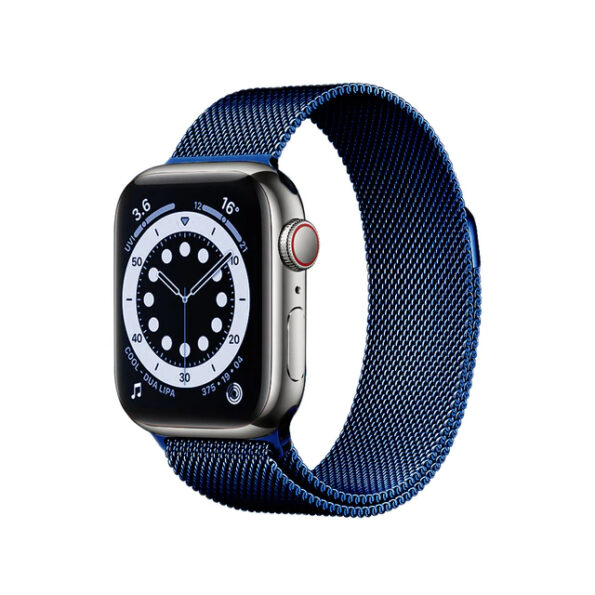 Stainless Steel Magnetic Milanese Loop Band Strap for Apple Watch 42 / 44 / 45mm