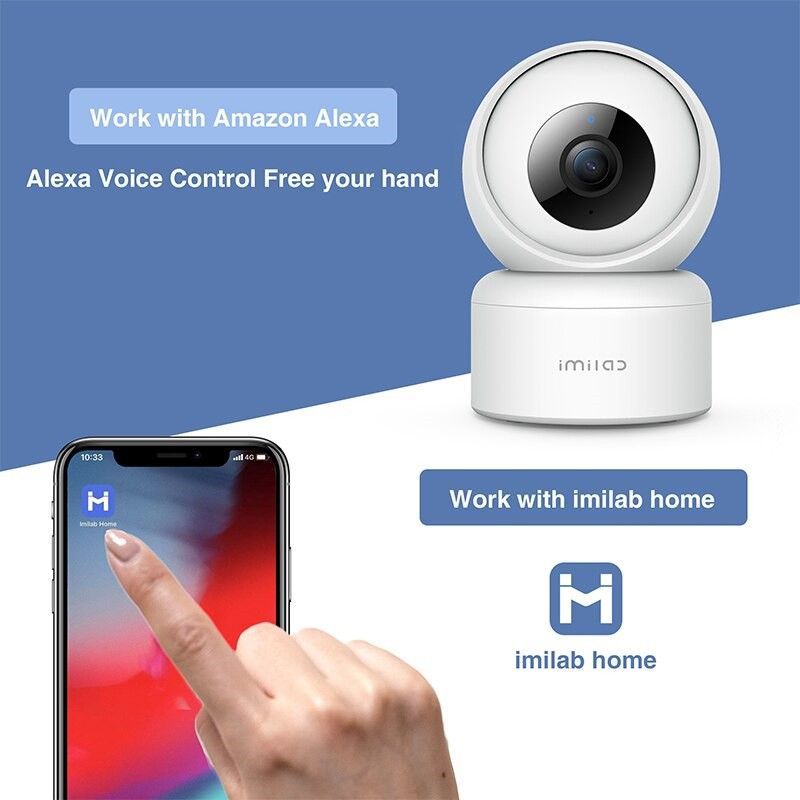 Xiaomi IMILAB C20 1080P Home Security Camera Work with Alexa